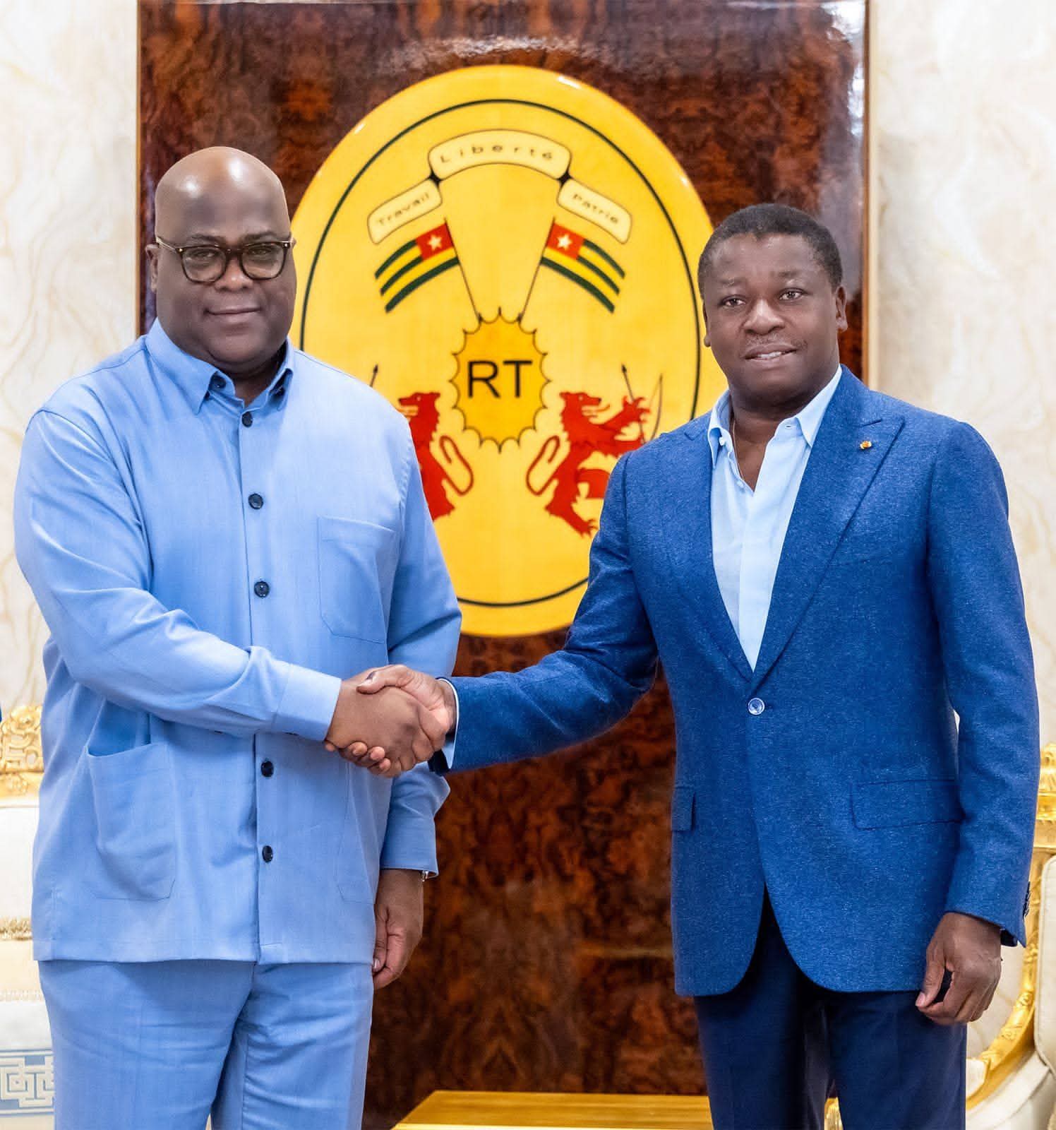 Diplomatie : Visite éclair de Antoine Tshisekedi au Togo ce lundi