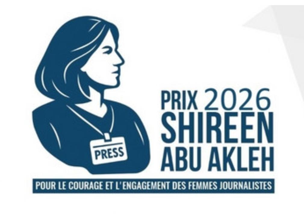 Média | « Prix Shireen Abu Akleh » :La journaliste palestinienne Zareefa Abou Qoura, la grande lauréate 2026