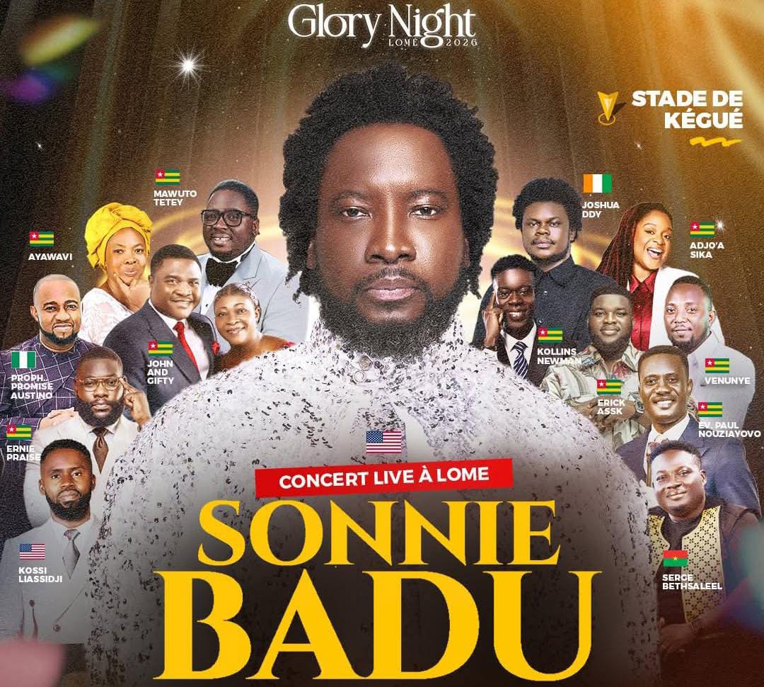 "Glory Night" 2026 | « De chaque coin du Togo… les nuages vont se rassembler », le message fort du Guest Star SONNIE BADU aux mélomanes