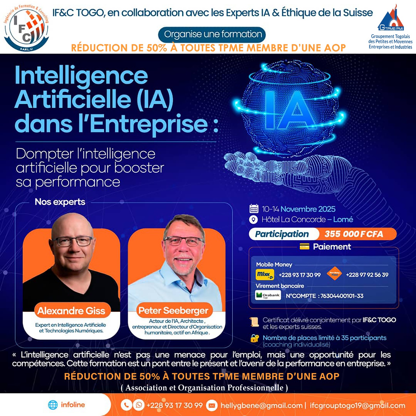 Management | Lomé, capitale de l’intelligence artificielle appliquée à l'entreprise
