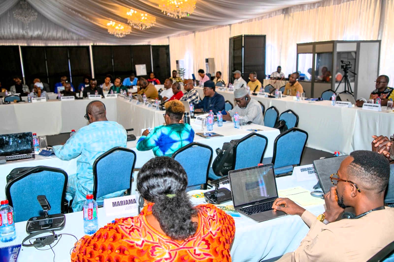 Les membres du réseau WANEP en évaluations à Accra, au Ghana...